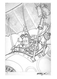 Corrado Mastantuono Disney Big #7 Original Cover Art Featuring Donald Duck by Corrado Mastantuono - Signed - 2008 - from Parigi Books, ABAA/ILAB (SKU: 16578)
