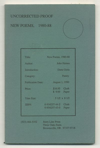 New Poems: 1980-88