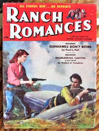 image of Gunhawks Don't Retire. Short Story in Ranch Romances Volume 194 Number 3,October 21, 1955.