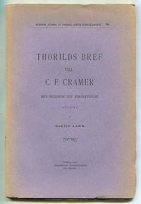 Thorilds bref till C. F. Cramer. Med inledning…