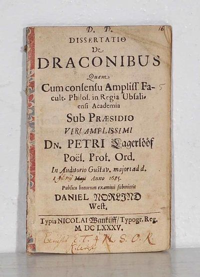 Dissertatio de draconibus. A.a.