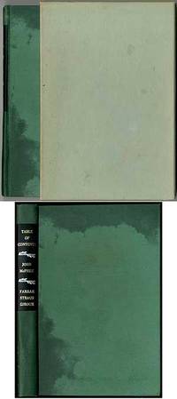 cover of Table of Contents