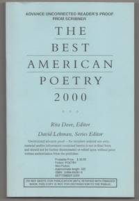 cover of The Best American Poetry 2000