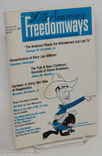 cover of Freedomways, a quarterly review of the freedom movement Vol. 21 no. 4, Fourth quarter, 1981 20th anniversary