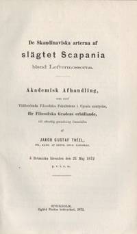 De skandinaviska arterna af slägtet Scapania…