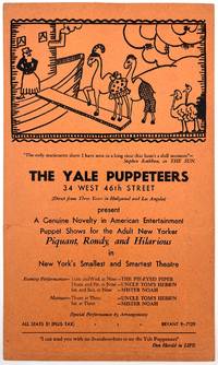The Yale Puppeteers Poster -- Puppetry "for the Adult New Yorker