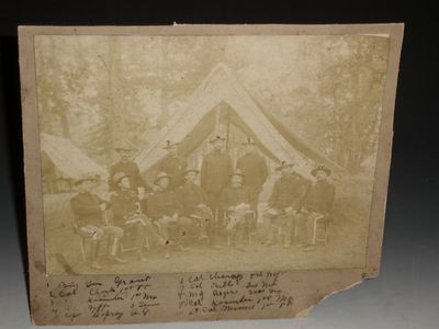 Photograph of Brig. General Lewis A. Grant and His men, Medal of Honor Award, for His Assault at Salem Chrurch, Virginia, May 3, 1863