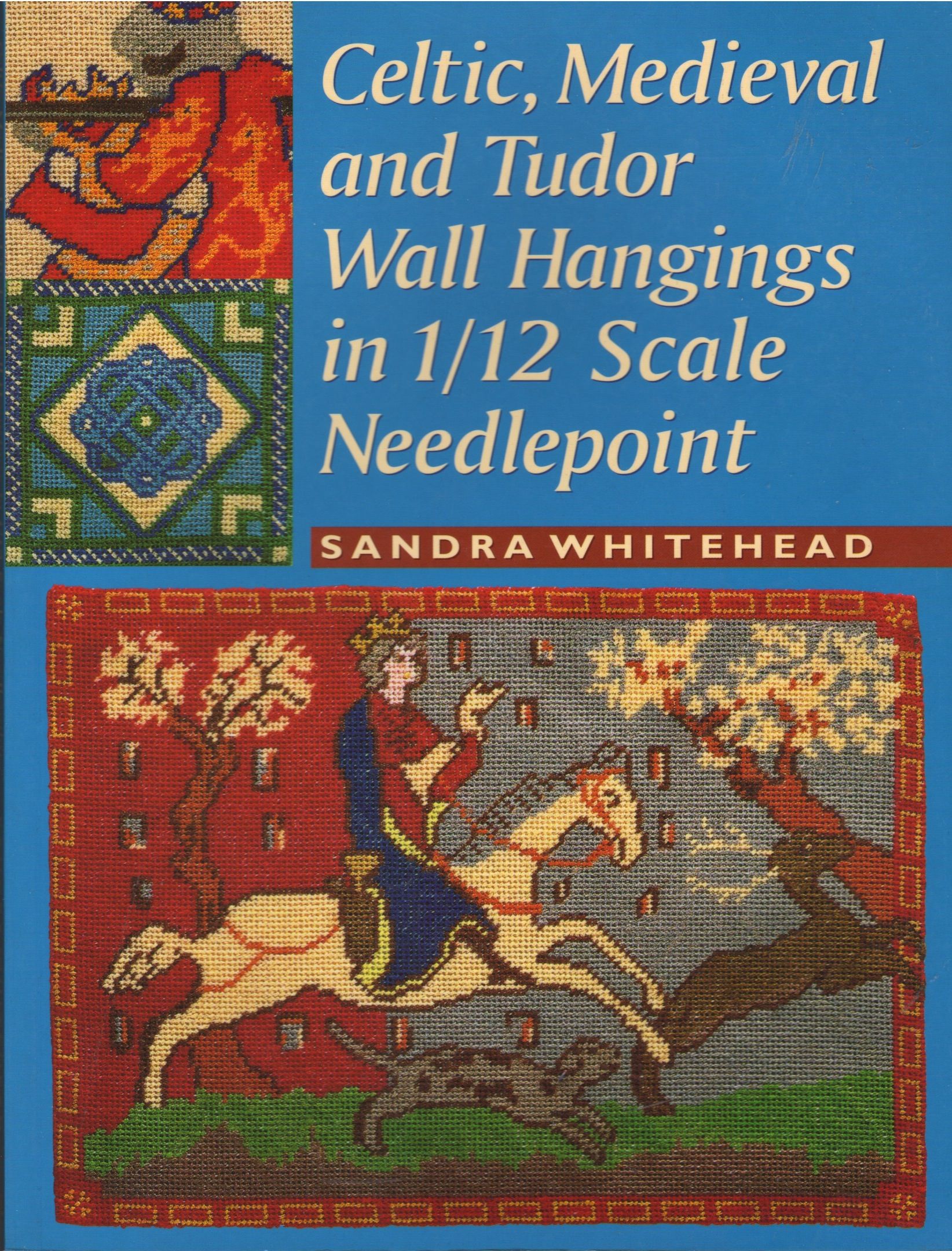 Celtic, Medieval and Tudor Wall Hangings in 1/12 Scale Needlepoint by