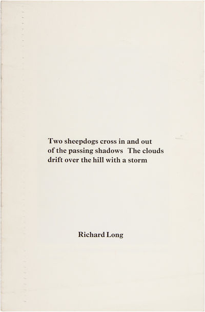 Two Sheepdogs Cross in and out of the Passing Shadows The Clouds Drift Over the Hill With a Storm