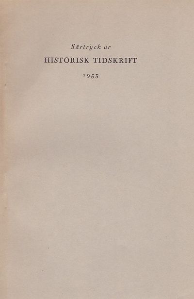 Till den ”erikska ättens” historia. Särtryck ur…