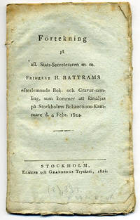 Förtekning på afl. stats-secreteraren m.m.…