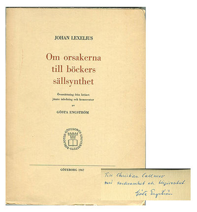 Om orsakerna till böckers sällsynthet. Akademisk…