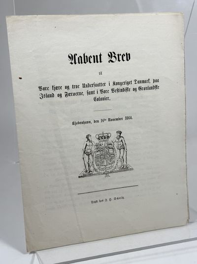 Aabent Brev til Vore kjære og troe Undersaatter i…
