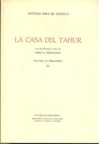 La Casa del Tahúr ; con introduccion y notas de Vern G. Williamsen. ; Estudios de hispanófila ; 26 by Vern G c1575-1644. ; Williamsen - Signed - 1973 - from Joseph Valles - Books (SKU: 4834)
