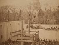 Two photographs of the execution of Capt. Henry Wirz