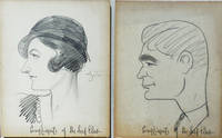 Ten Original Caricatures and Cartoons by Zito from the Surf Club by Vincent Original Art: Caricatures - Zito - Signed First Edition - No Date - from Derringer Books (SKU: 23500)