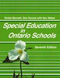 cover of special education in ontario schools 7th edition