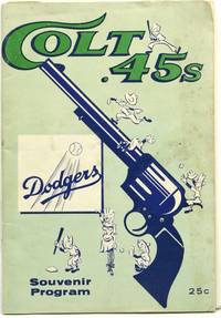 [SOUVENIR PROGRAM] [BASEBALL] COLT .45s | DODGERS,  1963
