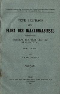 Neue Beiträge zur Flora der Balkanhalbinsel,…