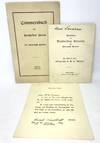 [HARVARD] German Association of Harvard University. ProgramMenu Collection