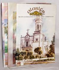 Alarife 2000: Revista duranguense de historia, arte y conservación [three issues] vol 1, #4, 7 & 8, julio , oct/nov & diciembre 2000