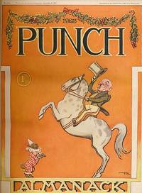 cover of Punch, Or the London Charivari. January - June 1923. Volume 164. Leather bound edition with covers