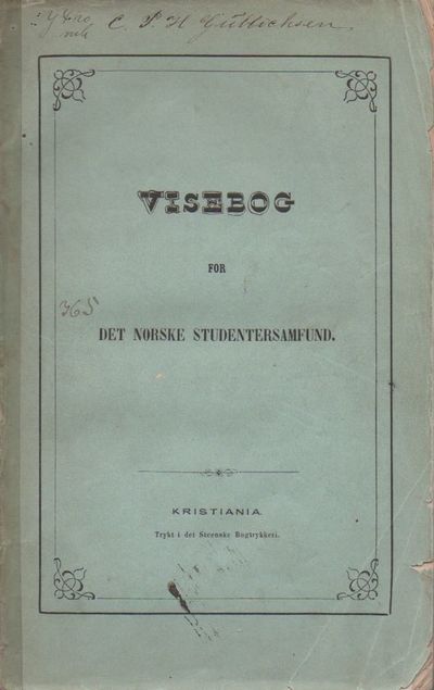 for Det norske Studentersamfund.