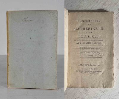Conférences de Catherine II avec Louis XVI, le…