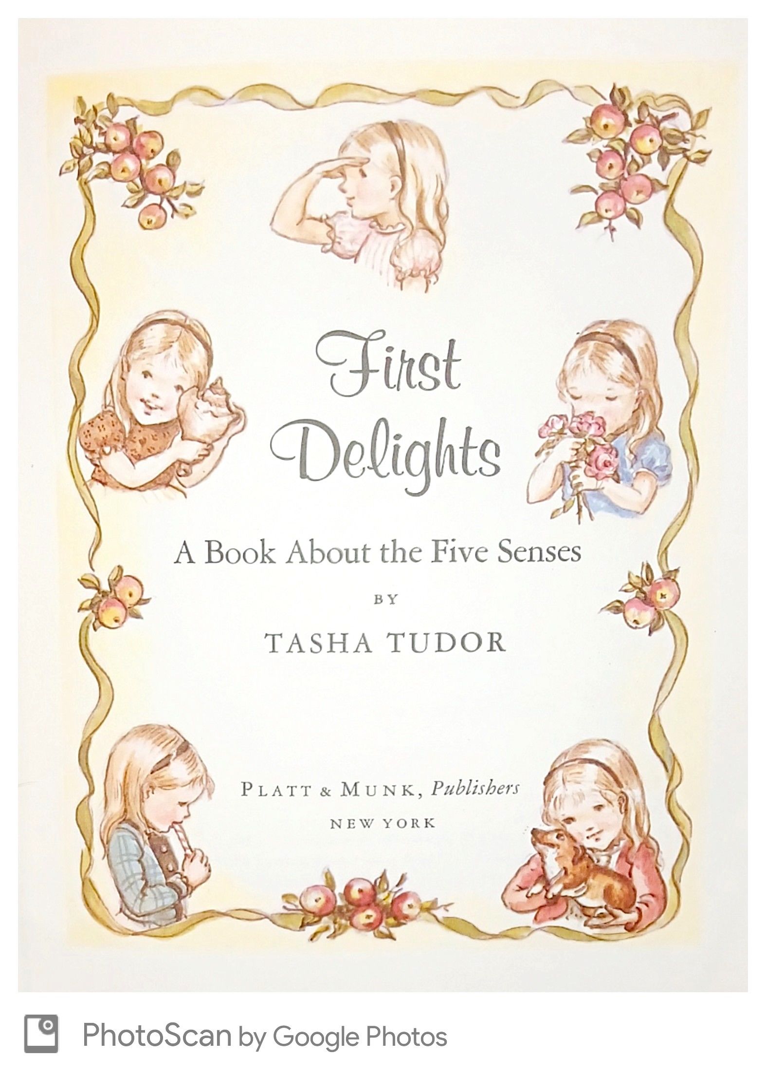 First Delights: A Book about the Five Senses by Tasha Tudor | HB | 1966 ...