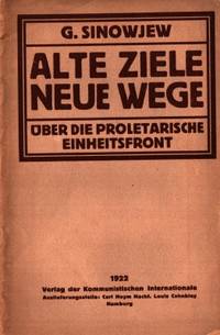 Alte Ziele Neue Wege Uber die proletarische…