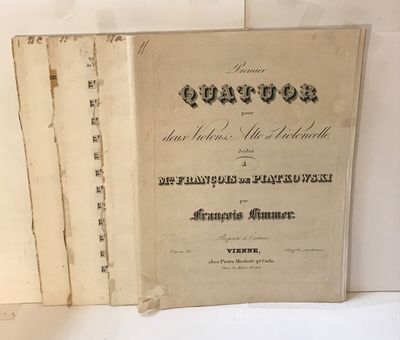 Premier quatuor pour deux violons, alto und…