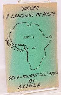 image of Yoruba: a language of Africa, self-taught colloquial by Ayinla