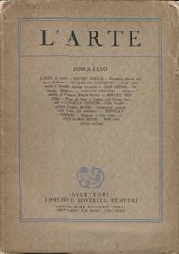 L'ARTE; Volume 1 New Series