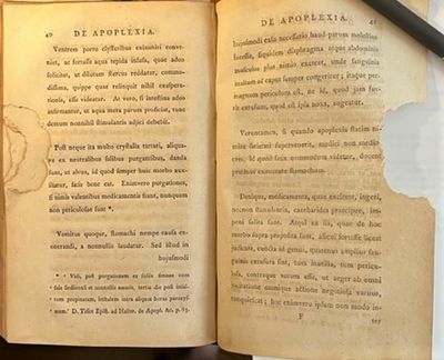 Dissertatio Medica Ianuguralis de Apoplexia ....