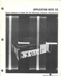 Recent Advances in Pulsed RF and Microwave Frequenc de Hewlett Packard-  HP - 1974