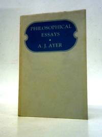 Philosophical Essays by A. J. Ayer - 1954