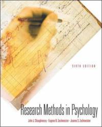 Research Methods in Psychology (Mcgraw-Hill International Editions: Psychology Series) by Zechmeister, Eugene B