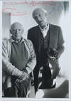 Photograph: Self-portrait with Picasso, 1965