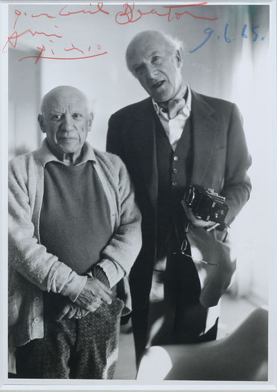 Photograph: Self-portrait with Picasso, 1965