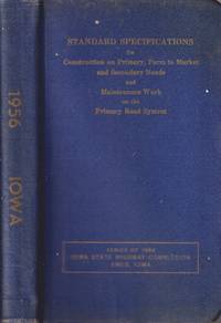 cover of Standard Specifications for Construction on Primary, Farm to Market and Secondary Roads and Maintenance Work on the Primary Road System
