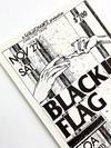 Original Flyer For Black Flag, DOA, and Descendents at S.I.R. ("Long Live Crime"