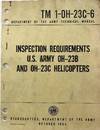 Inspection Requirements, U.S. Army OH-23B and OH-23C Raven Helicopters (Hiller). TM 1-OH-23C-6