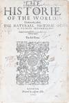 The Historie of the World; Commonly Called, the Naturall Historie of C. Plinius Secundus [...]
