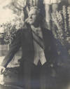 Fine original large vintage three-quarter length photograph of the distinguished Russian bass in formal dress