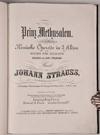 Prinz Methusalem. [Piano-vocal score]