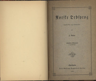 Norske Ordsprog. Samlede ordnede. Anden Udgave (i ny Ordning) (photo 2)