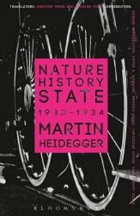 image of Nature, History, State: 1933-1934 (Athlone Contemporary European Thinkers)