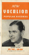 NEW VOCALION POPULAR RECORDS [CATALOG] (Jun 1940) Pamphlet