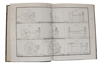Traité de Méchanique Industrielle, ou exposé de la Science de la Mechanique déduite de L'Experience et de L'Observation; principalement a L'Usage des Manufacturiers et des Artistes; 3 vols. + Planches. (photo 14)