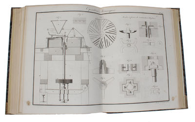 Traité de Méchanique Industrielle, ou exposé de la Science de la Mechanique déduite de L'Experience et de L'Observation; principalement a L'Usage des Manufacturiers et des Artistes; 3 vols. + Planches. (photo 9)